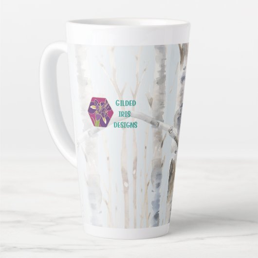 Cardinal with Birches (matching journal available) Latte Mok (Linkerhoek)