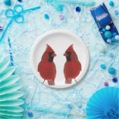 Cardinale Borden van papier Papieren Bordje (Feest)