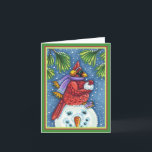 CARDINALE GARANTIE SNOWMAN, CHRISTMAS REDBIRD Blan Kaart<br><div class="desc">GEWAPEN MET SNOWBALLEN. HUMOROUS CARDINAL (leeg binnen) KAART/ENVELOPE *Pas ... Zoek overeenkomende items die Susan Brack Design bevatten aan</div>