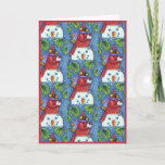 CARDINALE GARING SNOWMAN, CUTE CHRISTMAS REDBIRD FEESTDAGEN KAART<br><div class="desc">GEWAPEN MET SNOWBALLEN. HUMOROUS CARDINAL (BINNEN "MERRY CHRISTMAS") KAART/ENVELOPE *Aanpassen ... Zoeken naar overeenkomende items Susan Brack Design</div>