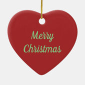 CARDINALE GARING SNOWMAN, CUTE CHRISTMAS REDBIRD KERAMISCH ORNAMENT (Achterkant)