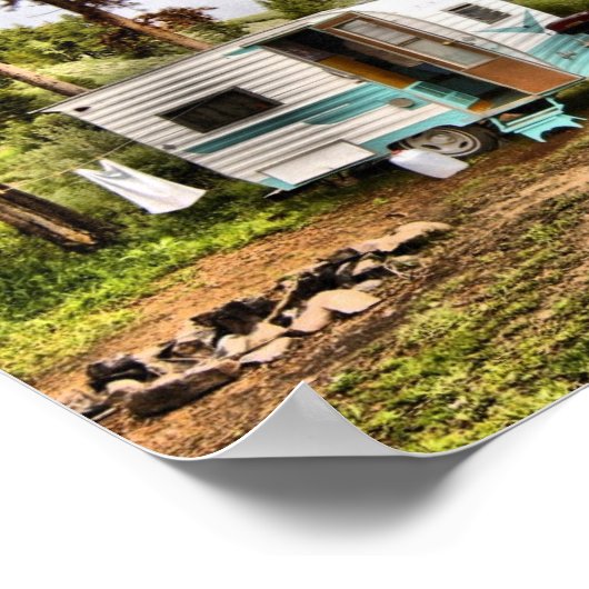 Cardinale trailer Camping Poster (Hoek)
