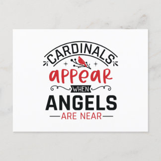 Cardinals Appear When Angels Are Near Briefkaart