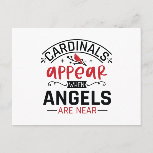 Cardinals Appear When Angels Are Near Briefkaart (Voorkant)