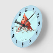 Cardinals Branch Clock Ronde Klok (Hoek)