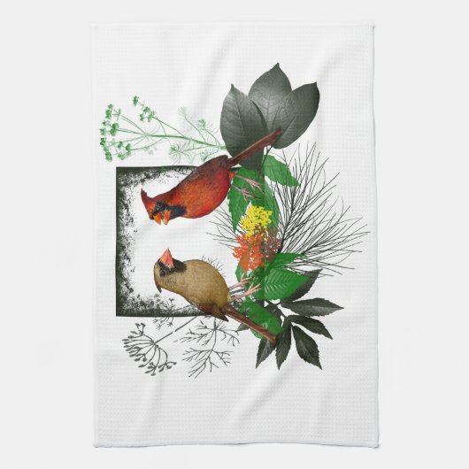 Cardinals Corner Kitchen Towel Theedoek (Verticaal)