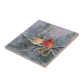 CARDINALS EN PIJNCONS VAN SHARON SHARPE TEGELTJE (Zijkant)