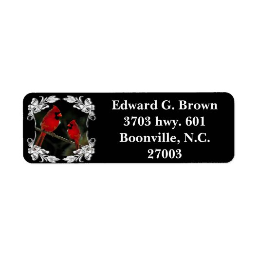 CARDINALS ETIKET (Voorkant)