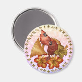 Cardinals Horn Magneet (Voorkant / Achterkant)