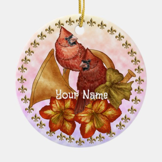 Cardinals Horn ornament (Voorkant)