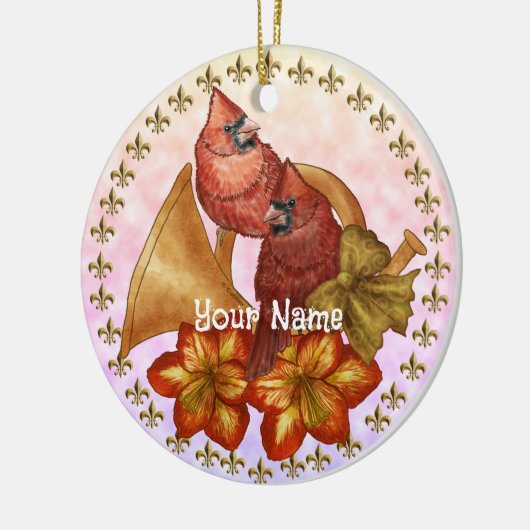 Cardinals Horn ornament (Links)