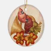 Cardinals Horn  ornament  (Links)