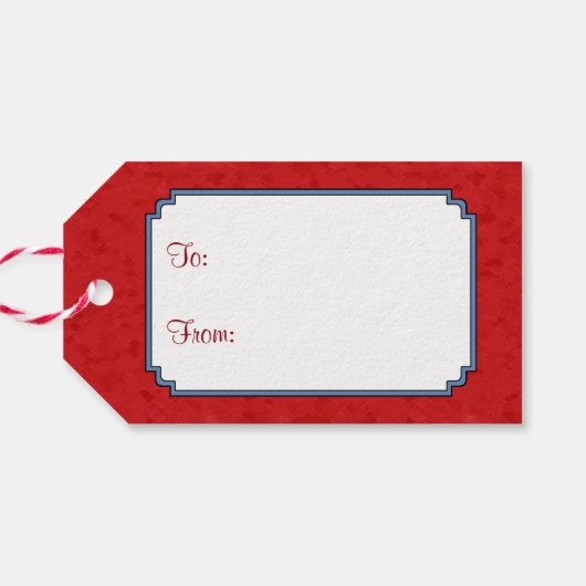 Cardinals Kerstmis Birdfeeder Red Cadeaulabel (Achterkant Horizontaal)