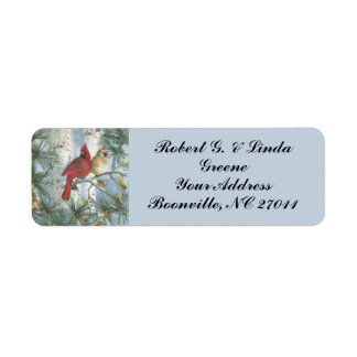 CARDINALS—LABELS VOOR HERSTEL ADRES ETIKET