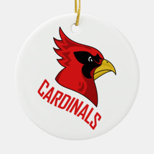 Cardinals Mascot Keramisch Ornament