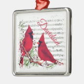 Cardinals Metal gepersonaliseerd Ornament (Links)