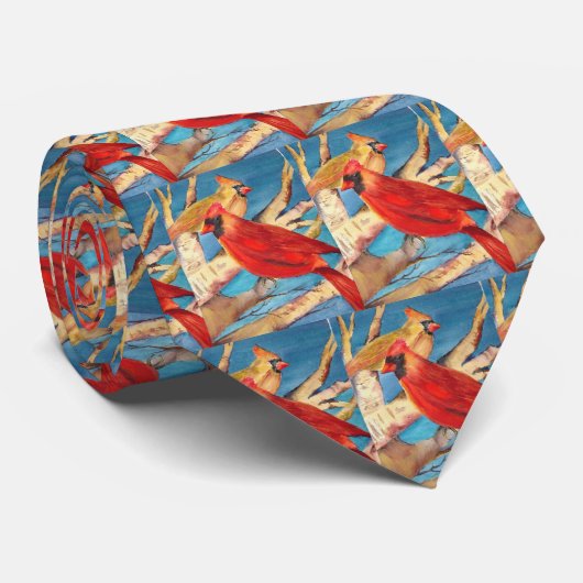 Cardinals Necktie Stropdas (Opgerold)