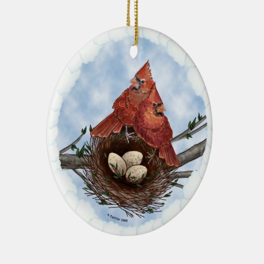 Cardinals Nest ornament (Rechts)