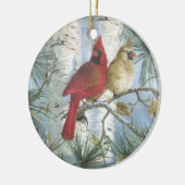 CARDINALS-ORNAMENT KERAMISCH ORNAMENT (Links)