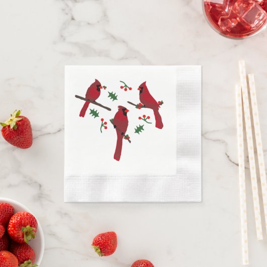 Cardinals Paper Napkin Servet (Insitu)