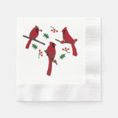 Cardinals Paper Napkin Servet (Voorkant)