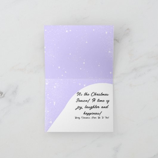 Cardinals Perched On A Tree Christmas Holiday Card Feestdagen Kaart (Binnen)