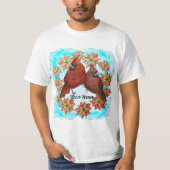 Cardinals Poinsettias T-shirt (Voorkant)