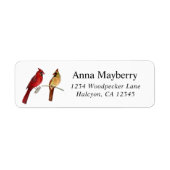 Cardinals Return Address Label (Voorkant)