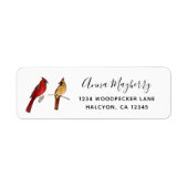 Cardinals Return Address Label (Voorkant)
