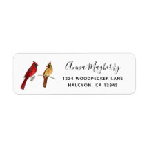 Cardinals Return Address Label