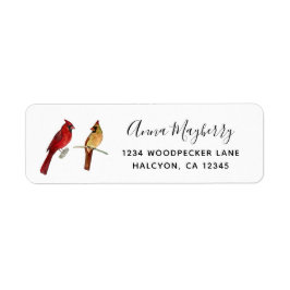 Cardinals Return Address Label