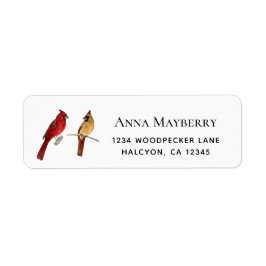 Cardinals Return Address Label