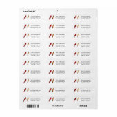 Cardinals Return Address Label (Full Sheet)