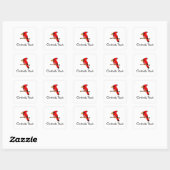 Cardinals Rock Vierkante Sticker (Vel)