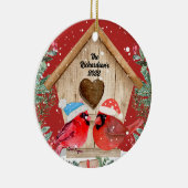 Cardinals Treehouse - Gepersonaliseerd Ornament va (Rechts)