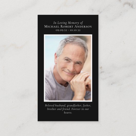 Cardinals Uiterlijk Angels Foto Memorial Kaart Visitekaartje (Achterkant)