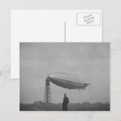 Cardington, luchtschip R100 op aanmeren Briefkaart (Voorkant / Achterkant)