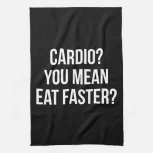 Cardio? Bedoel je sneller eten? - Funny Bulking Gy Theedoek