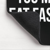 Cardio? Bedoel je sneller eten? - Grappige Bulking Muismat (Hoek)