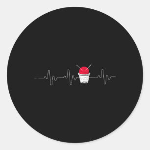 Cardio Drummen Hebeat Fitness Klasse Gym Workout E Ronde Sticker