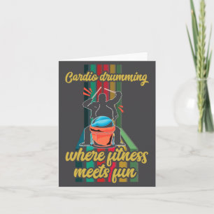 Cardio Drumming Gym Oefening Grappige Fitness Cl W Kaart