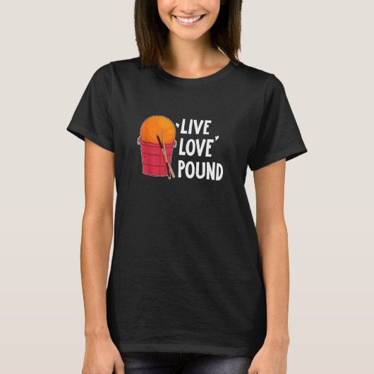 Cardio Drumming Live Love Pound Workout T-shirt (Voorkant)