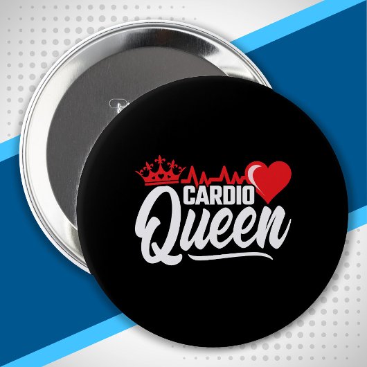 Cardio Fitness Queen Crown Gym Exerces Ronde Button 4,0 Cm