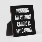 Cardio - Funny Gym Workout Fotoplaat (Voorkant)