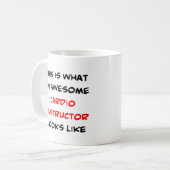 cardio instructeur, geweldig koffiemok (Voorkant links)