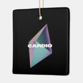Cardio Keramisch Ornament (Links)