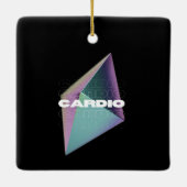 Cardio Keramisch Ornament (Achterkant)