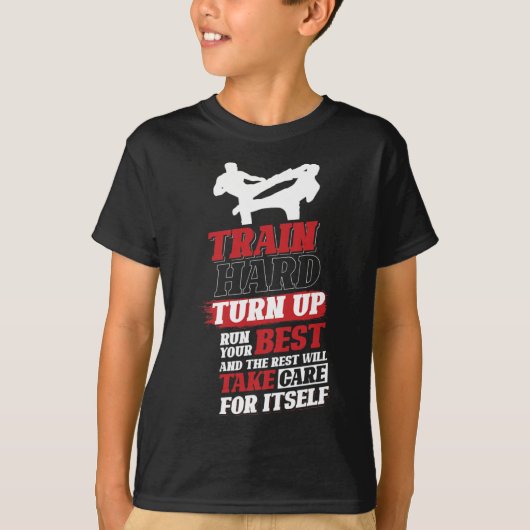 Cardio Kickboksen Ontwerp Voor Kickbokser  T-shirt (Voorkant)