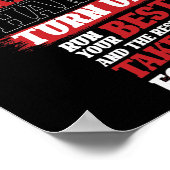 Cardio Kickboxing Design For Kickboxer  Poster (Hoek)