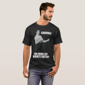 Cardio - Lift gewichten sneller - Overly Manly Man T-shirt (Voorkant volledig)